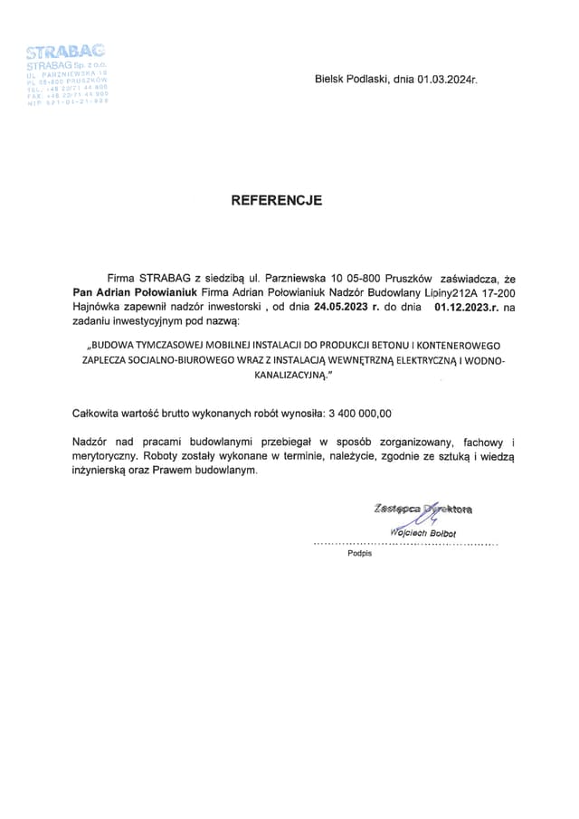 Podgląd PDF — Referencja — STRABAG