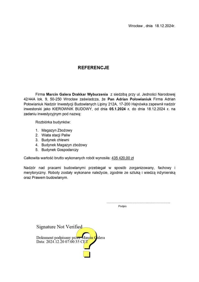 Podgląd PDF — Referencja — Drakkar Wyburzenia